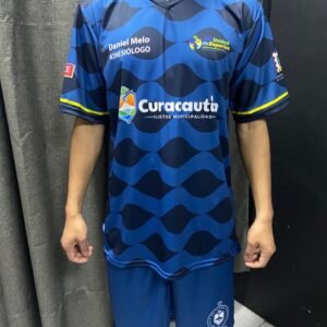 Uniformes deportivo azul y azul marino Unidad de deportes Municipalidad de Curacautín