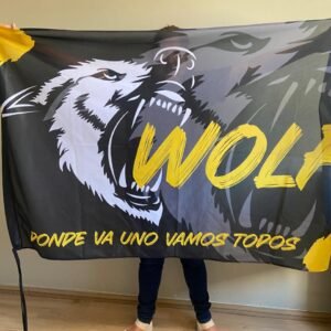 Confección de bandera de Wolf