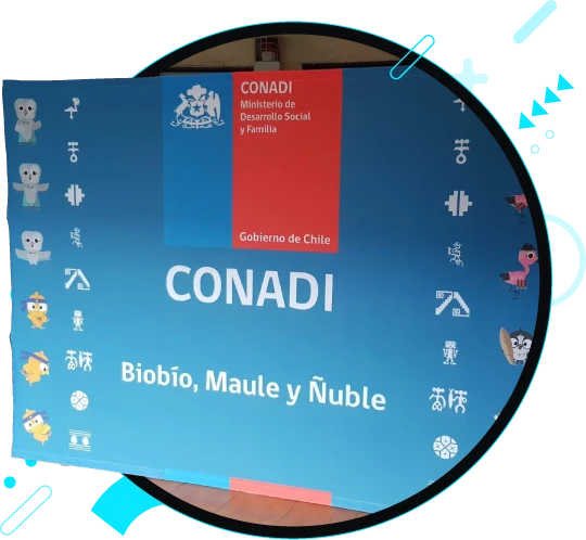 Señal de CONADI: Apoyo al desarrollo indígena en Biobío, Maule y Ñuble.