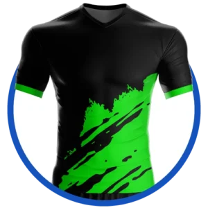 Diseño de Uniforme Deportivo Color Verde y Negro