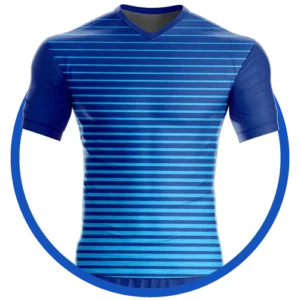 Diseño de Uniforme Deportivo Color Azul y Celeste