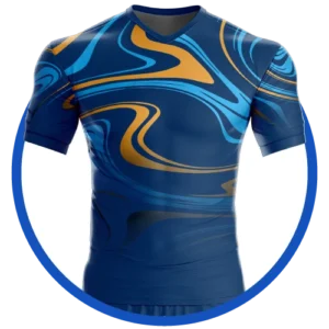 Diseño de Uniforme Deportivo Color Azul, Celeste y Damasco