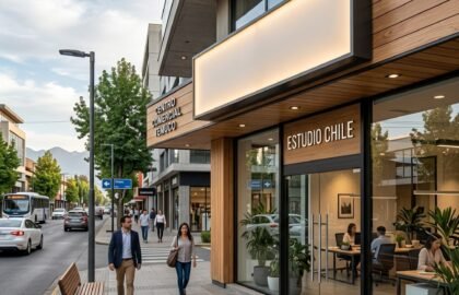 Letrero publicitario moderno en Temuco - Kotoduo