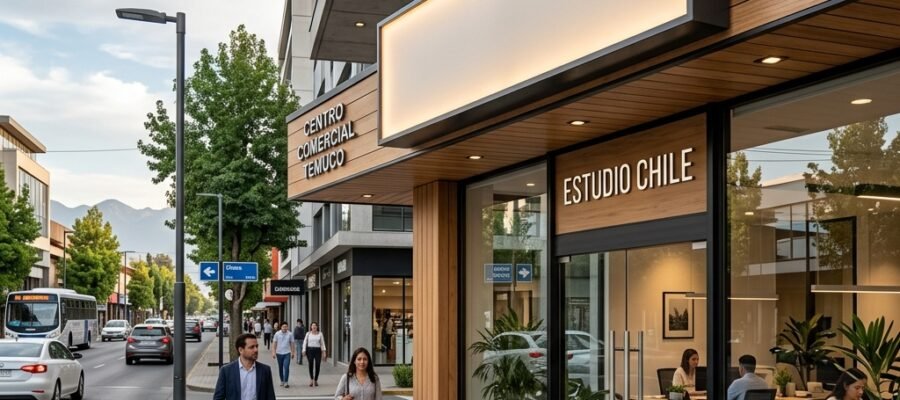 Letrero publicitario moderno en Temuco - Kotoduo