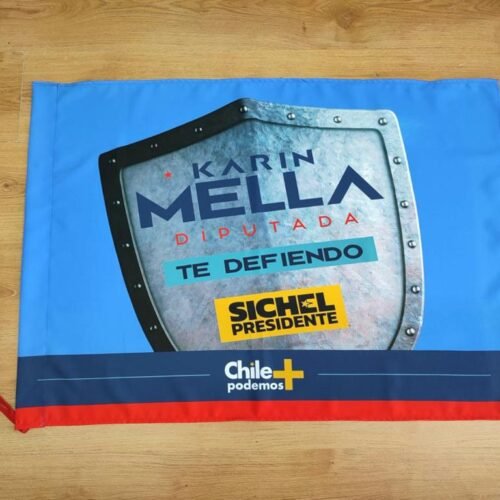 Karin Mella: fuerza y unidad para Chile, apoyando a Sichel como presidente.